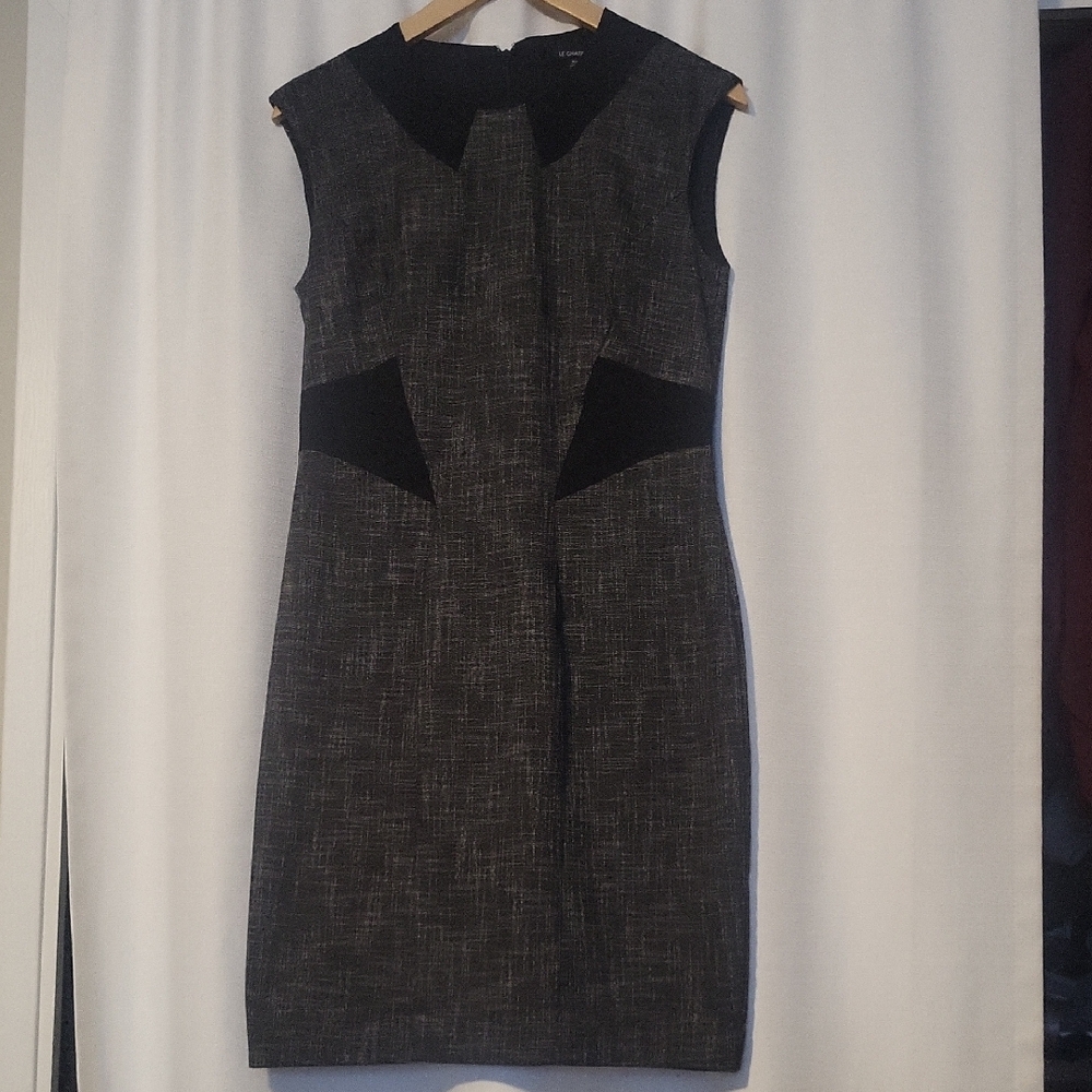Elegant Black and Gray Women's Dress